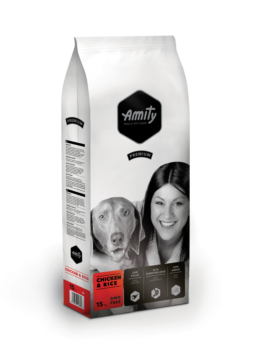 Amity Adult Chicken And Rice 15kg Pet Shop Σκυλοτροφές Pet69gr